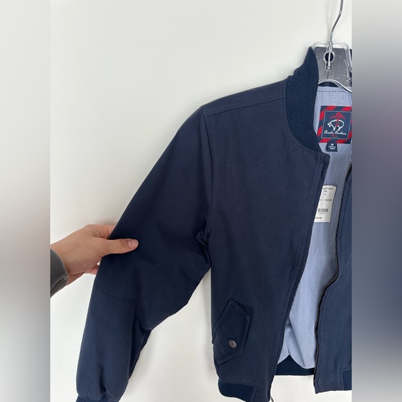 Brooks Brothers Dark Blue Bomber Jacket - Picture 6 of 7